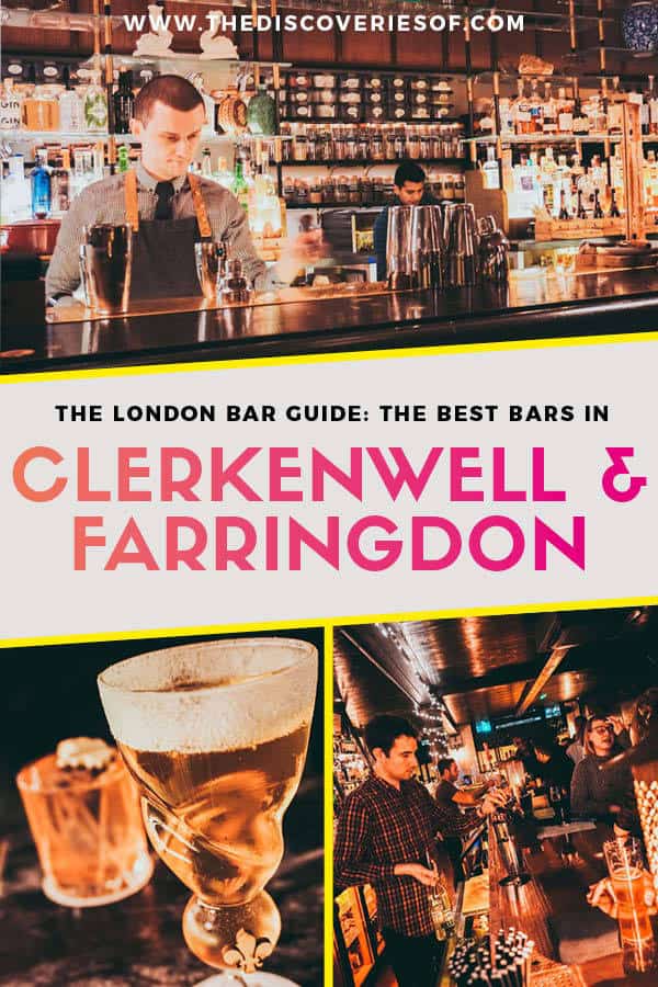 12 Best Clerkenwell & Farringdon Bars for Cocktails, Wine and Late