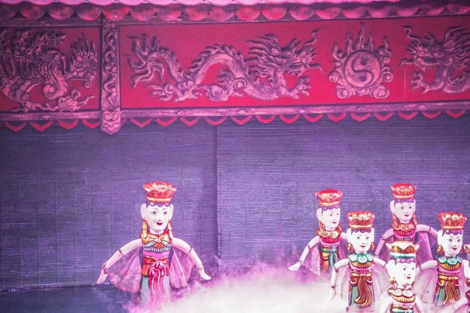 Water Puppet Show at Thang Long Theatre Hanoi 