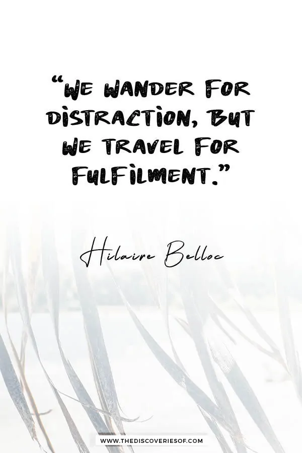 I wandered everywhere - Hilaire Belloc