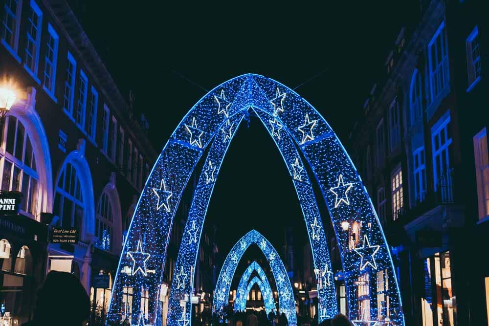 Christmas Lights on Bond Street