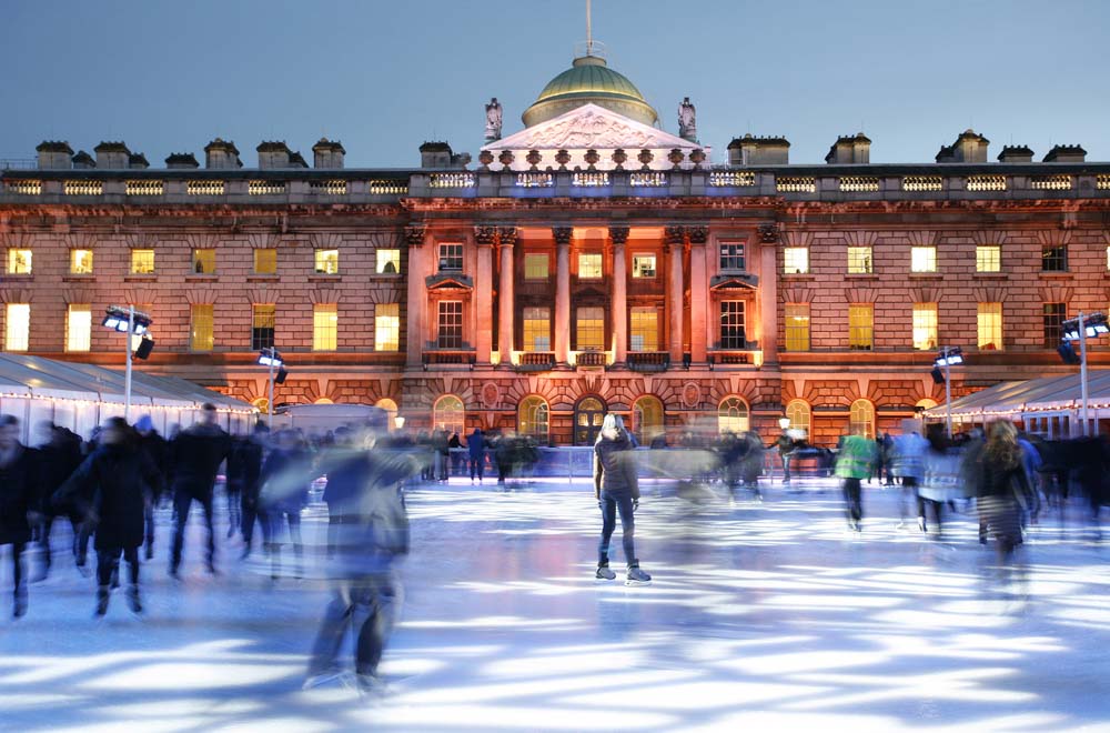 Ice Skating at Somerset House
