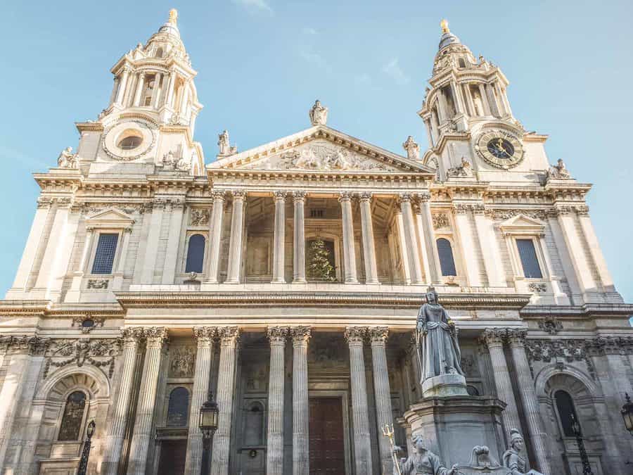 Front of St Paul's Cathedral