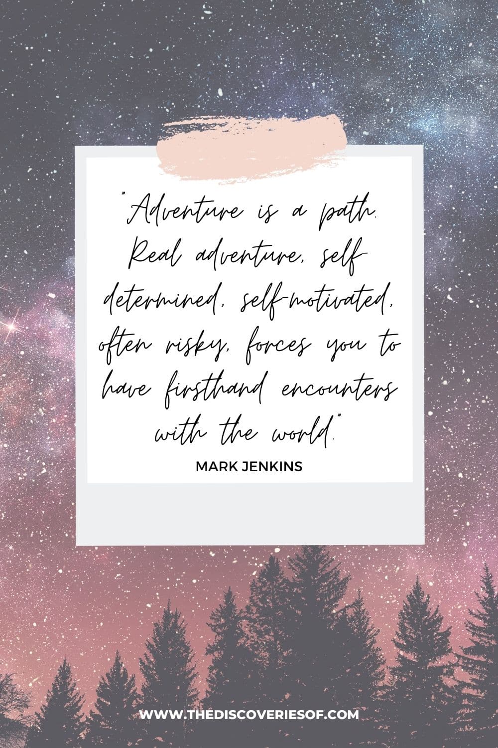 adventure is a path