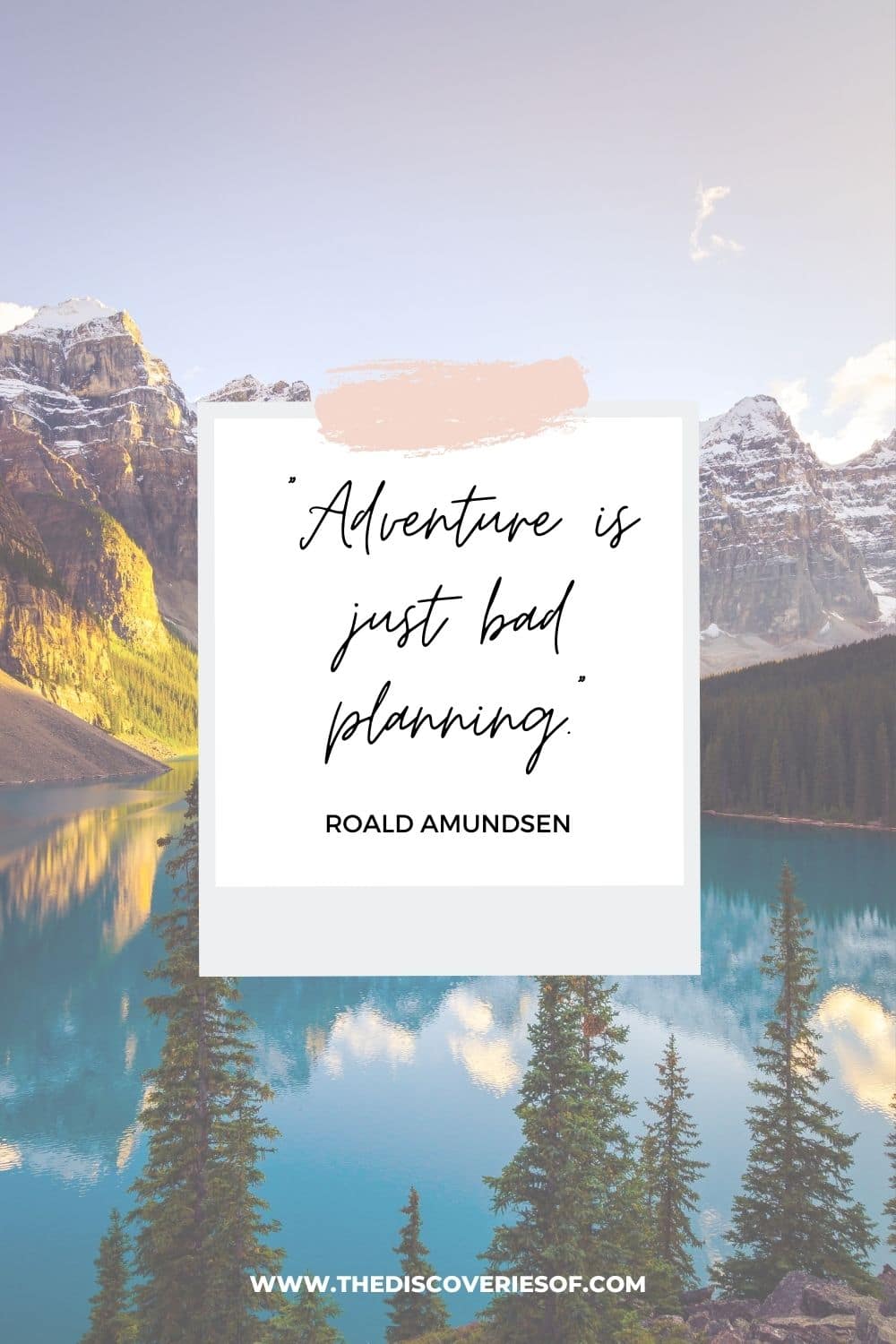 adventure is just bad planning