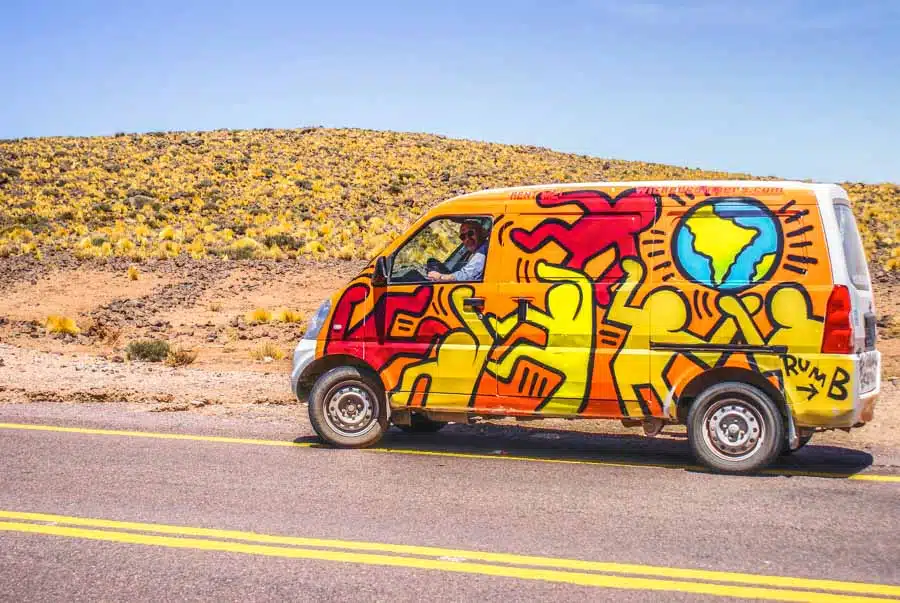 Campervan from Wicked Campers Chile