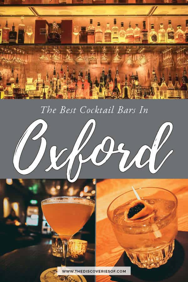 The Best Cocktail Bars in Oxford