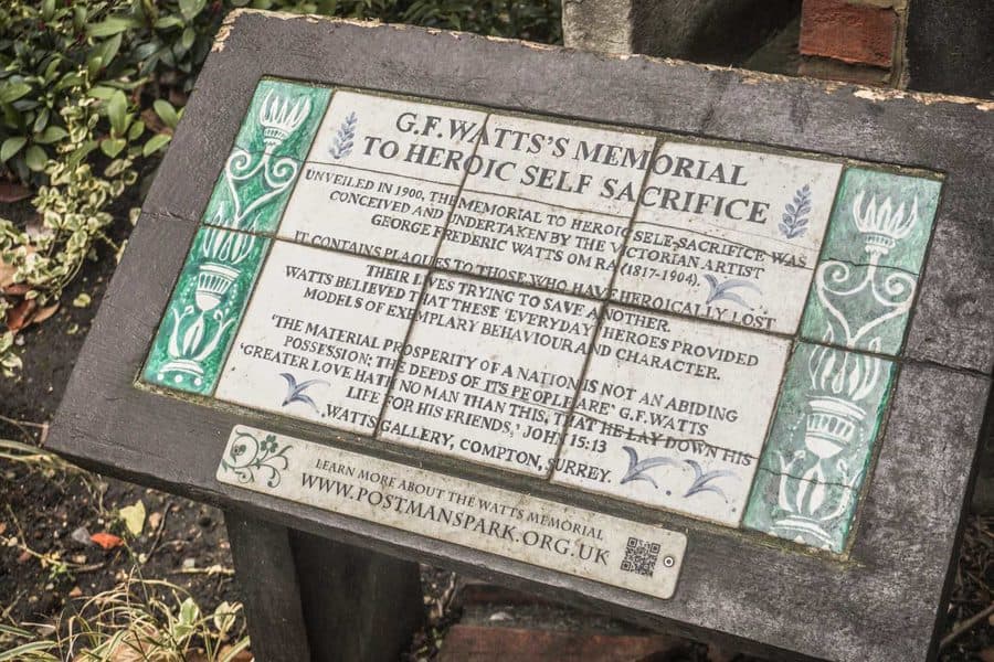 Postman's Park, London