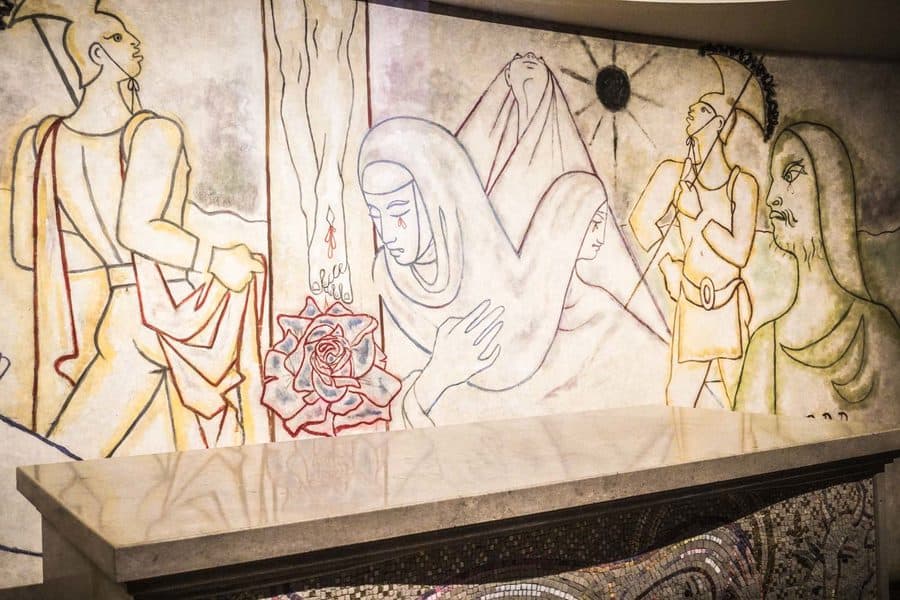 Jean Cocteau Murals Notre Dame de France