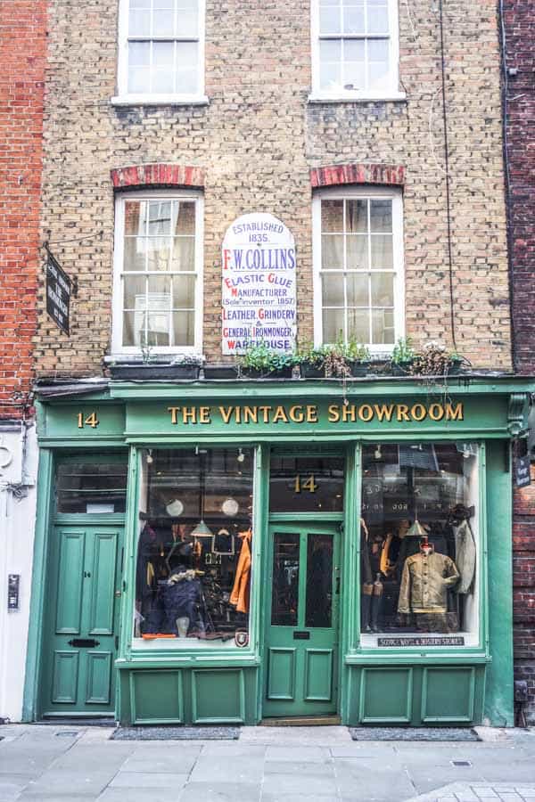 The Vintage Showroom, Covent Garden