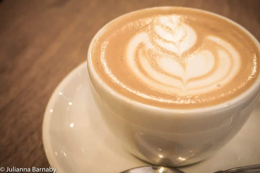 Coffee at Flat White, Soho