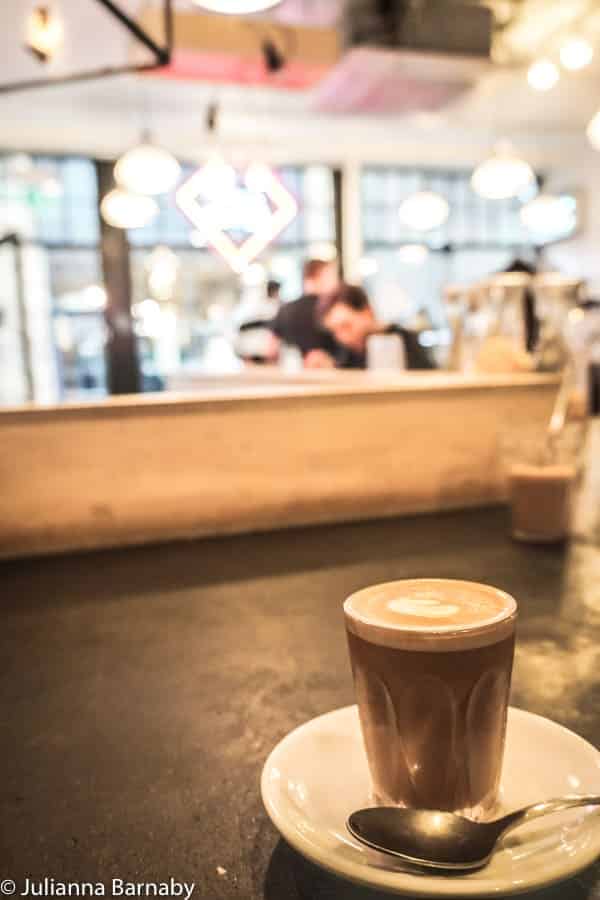 Cortado at The Department of Coffee and Social Affairs, Soho