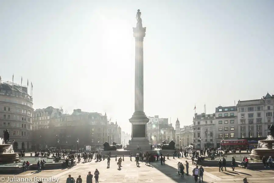 Trafalgar Square and Nelson's Column