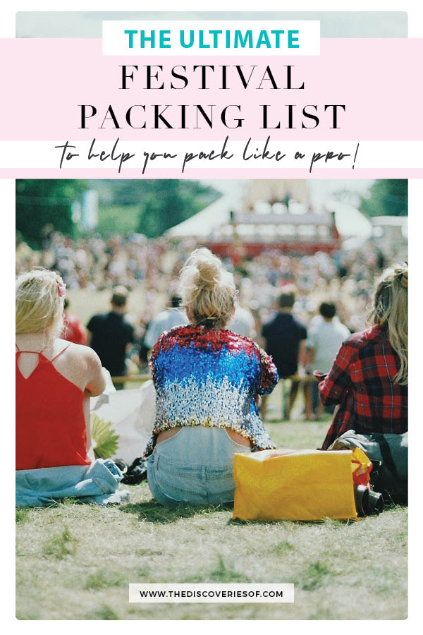 Music Festival Packing List