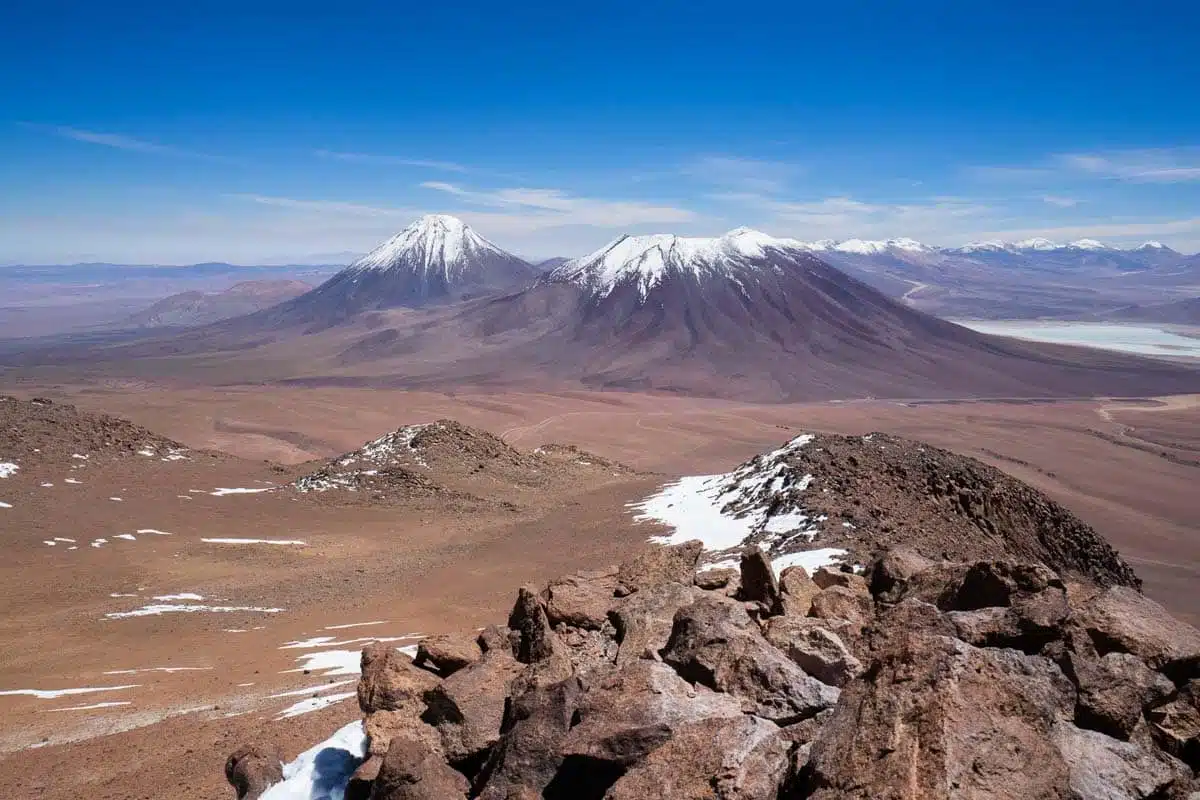 Looking at the Atacama Desert from Cerro Toco