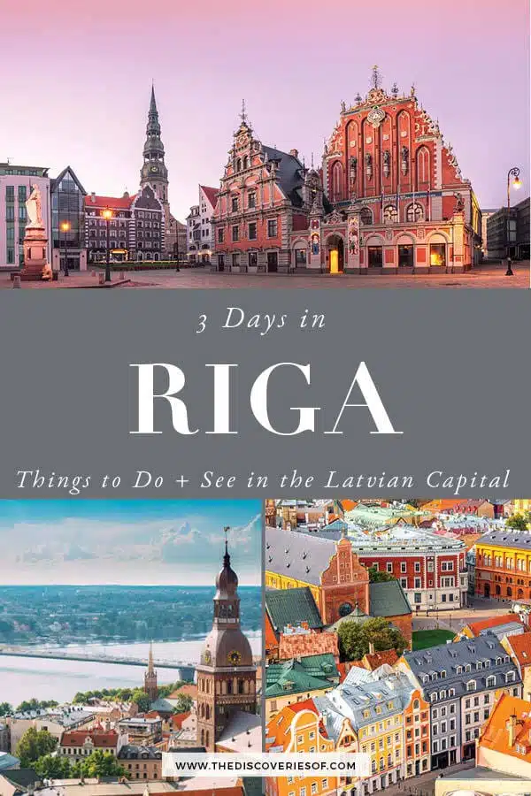 Riga 3 day itinerary 