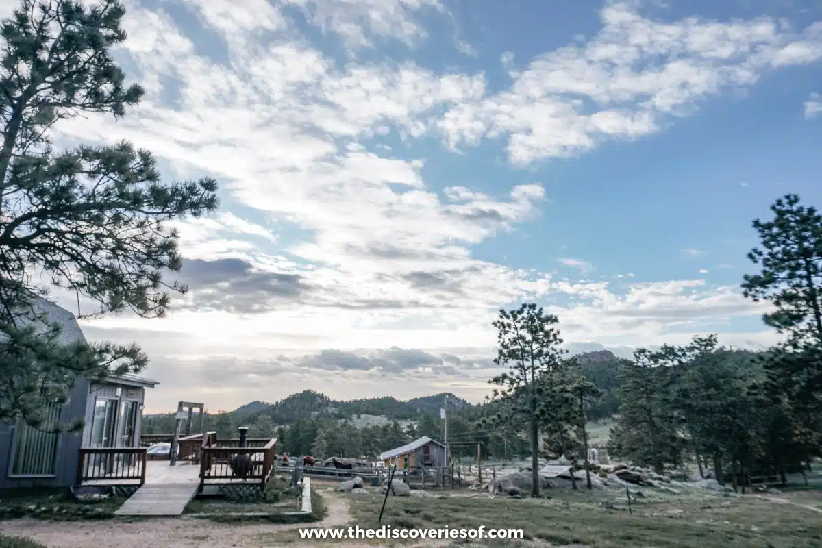 The ranch and the hot tub