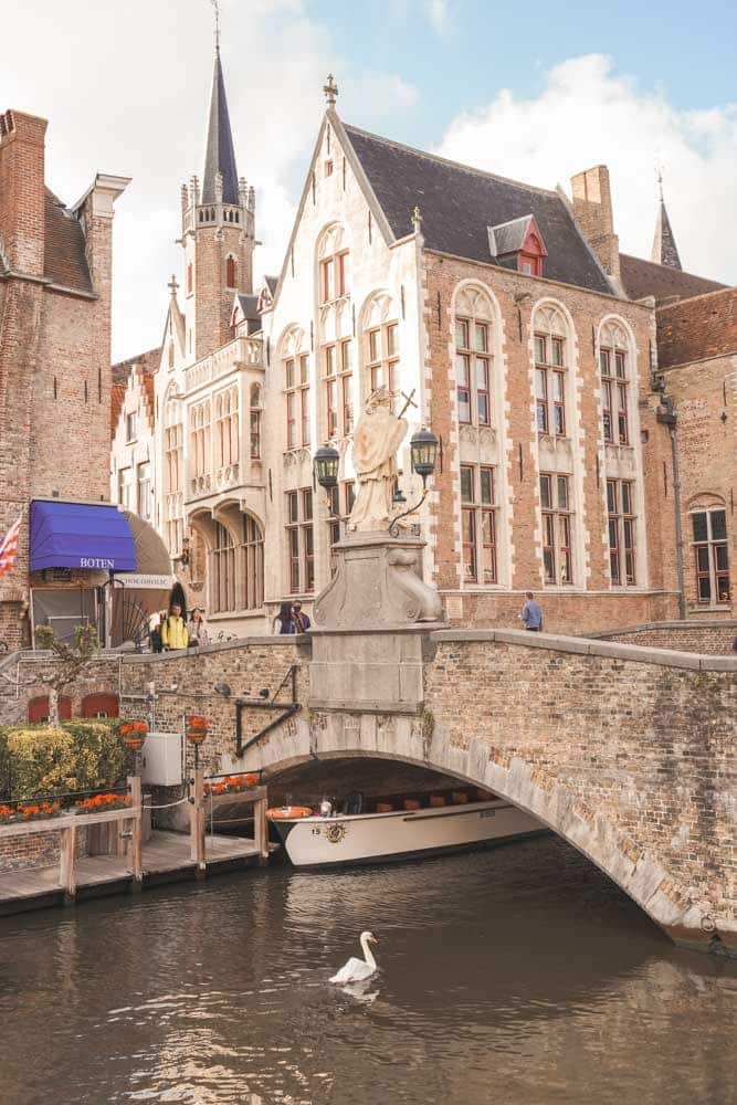 Bridge over canal Bruges