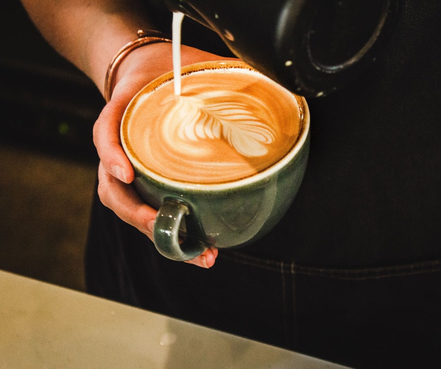 Notting Hill Cafe - Pouring Flat white