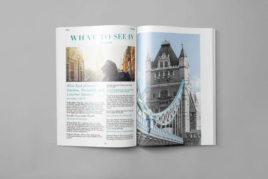 The Discoveries Of London Guidebook Inside Spread