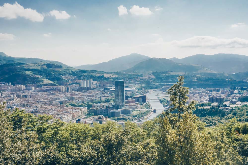 Views from the top of Funicular Artxanda