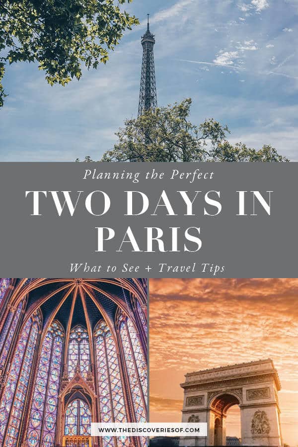 Paris Itinerary