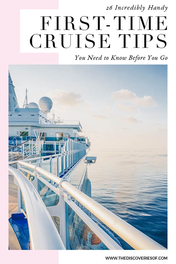 First Time Cruise Tips