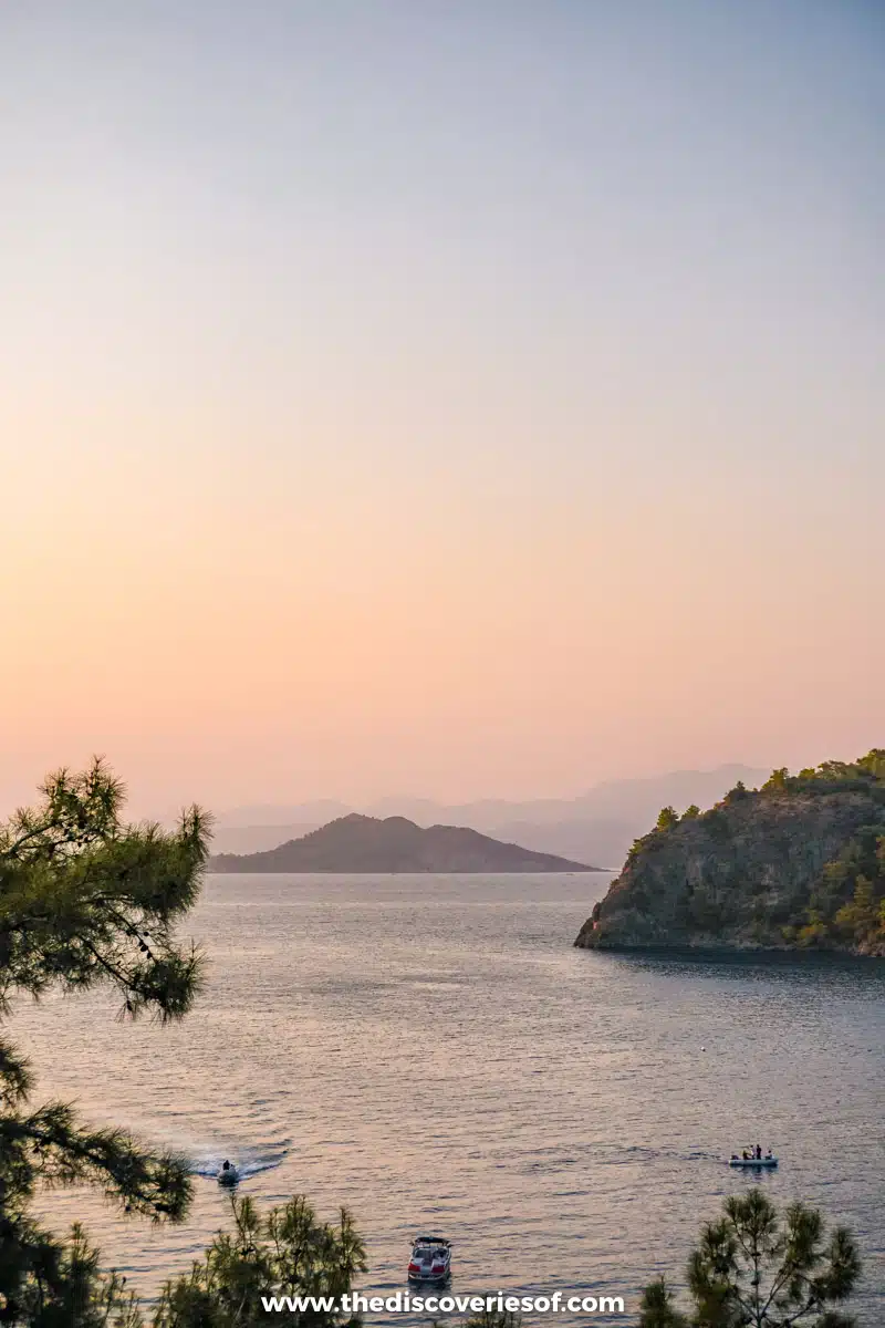 Sunset from the terrace