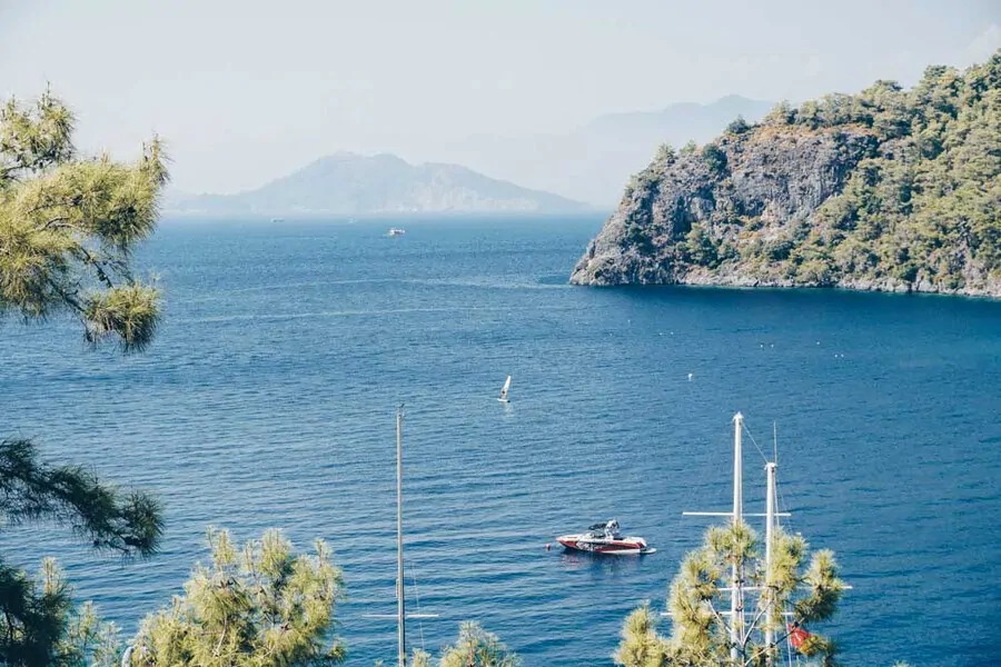 View from the terrace at Hillside