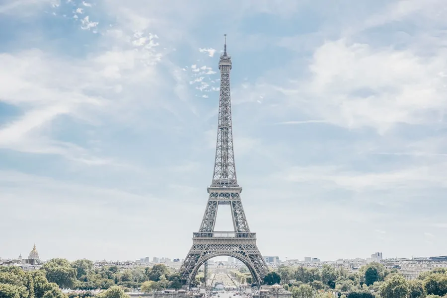 View of the Eiffel Tower from Trocadero