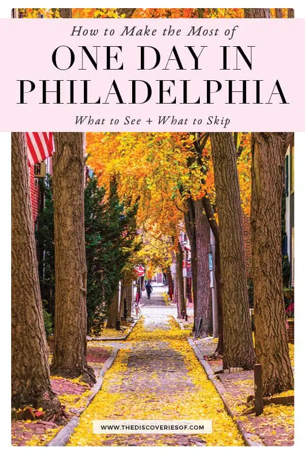 What to See and do in Philadelphia in a day