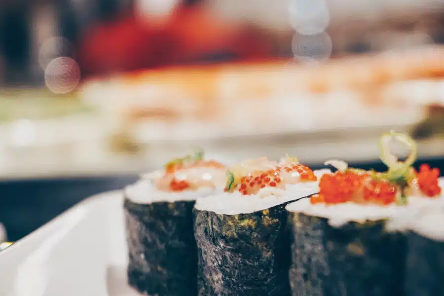Sushi at Ocean Terrace