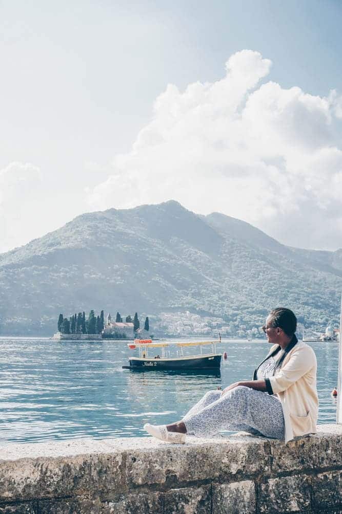 Visiting Perast near Kotor 