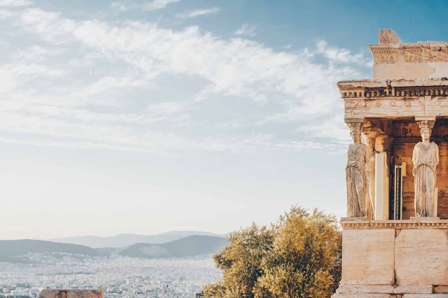 The Erechtheion  in the Acropolis