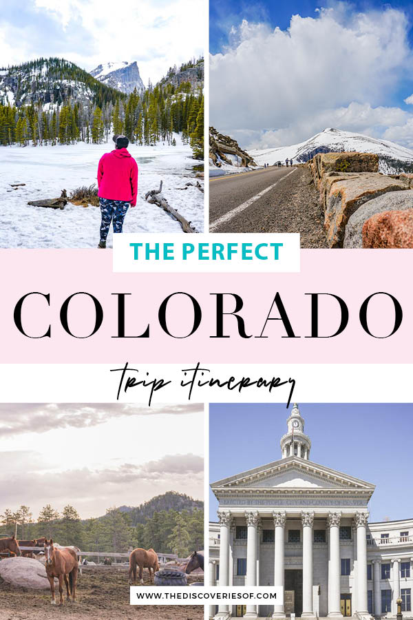 Colorado Itinerary - things to do