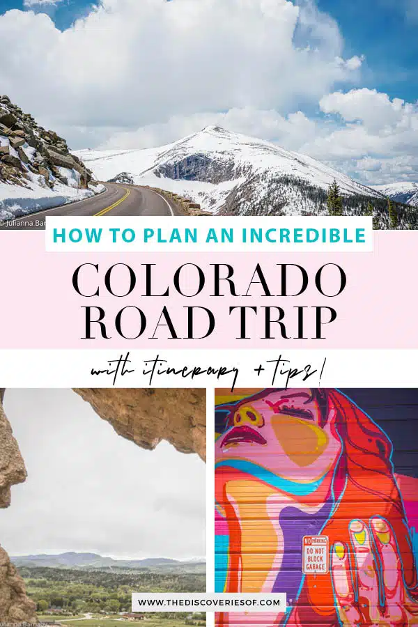An Awesome Colorado Road Trip Itinerary: Ideas, Planner + Map