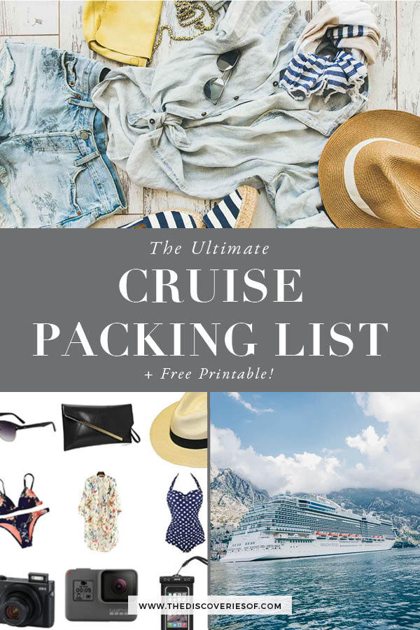 Cruise Packing List 1