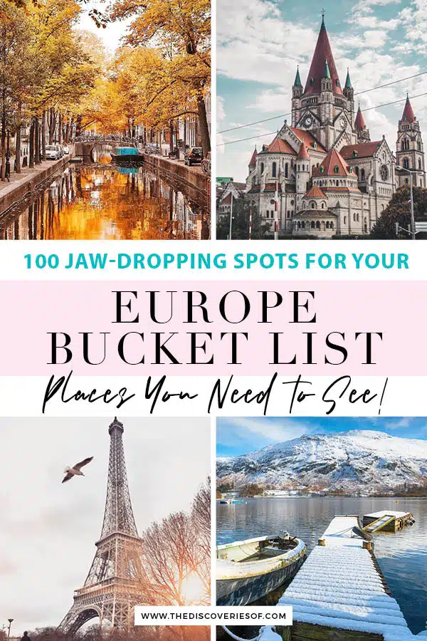 Europe Bucket List - Things to do