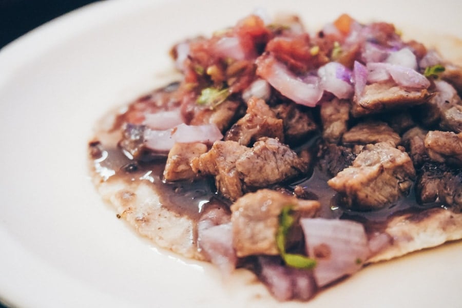 Tacos at Taqueria Honorario