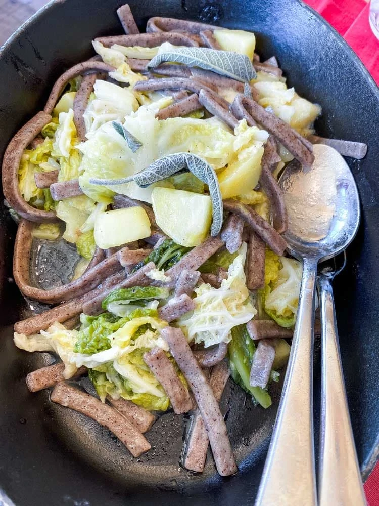 Teraldego Wine Pasta with Cabbage