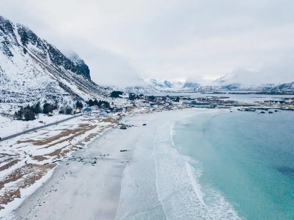 Rambergstranda from above