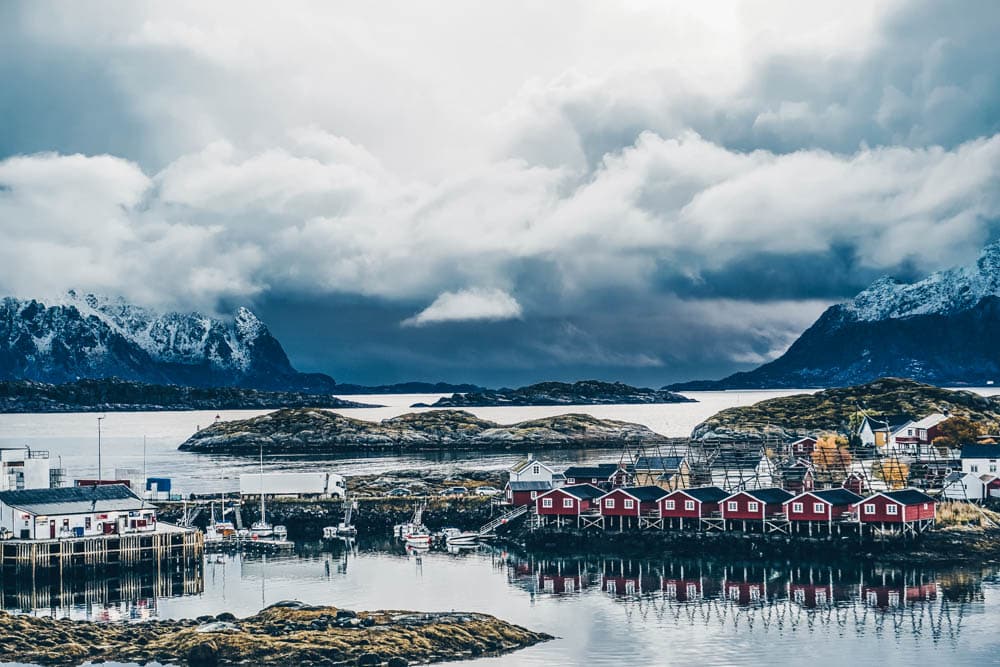 Svolvaer in Late Autumn