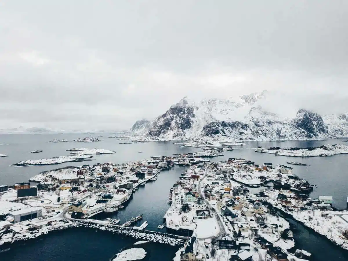 Henningsvaer Aerial Photo