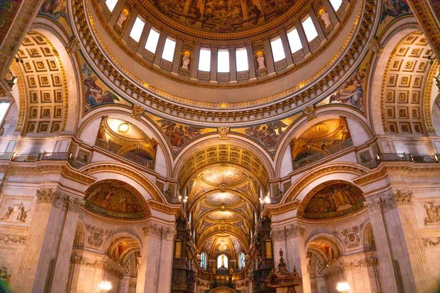 Inside St Paul's Cathedral