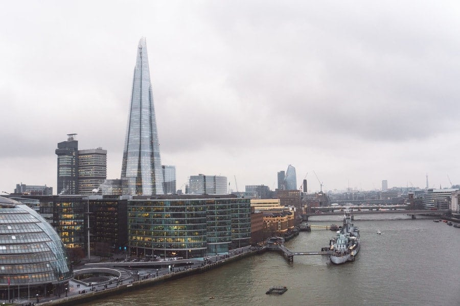 View from Tower Bridge