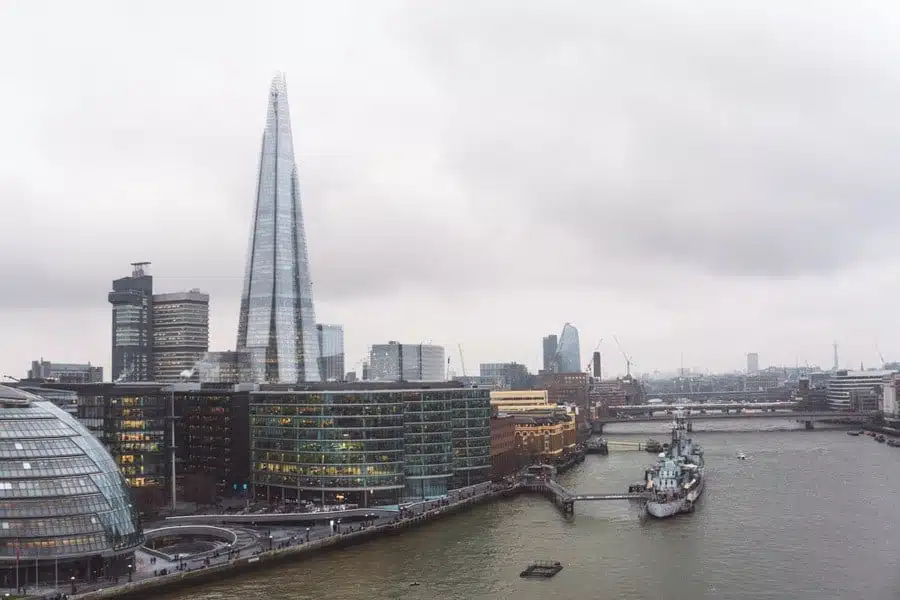 View from Tower Bridge