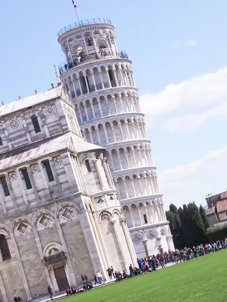 The Leaning tower of Pisa