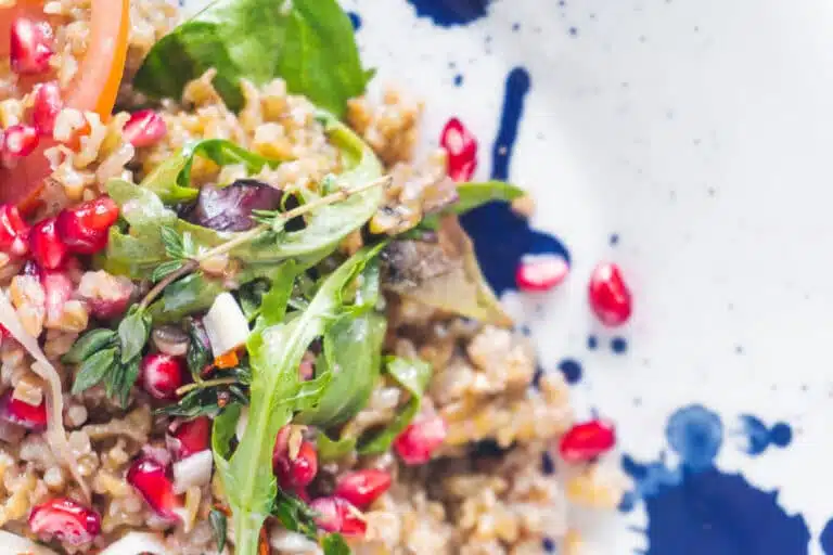 Pomegranate and Freekeh Salad