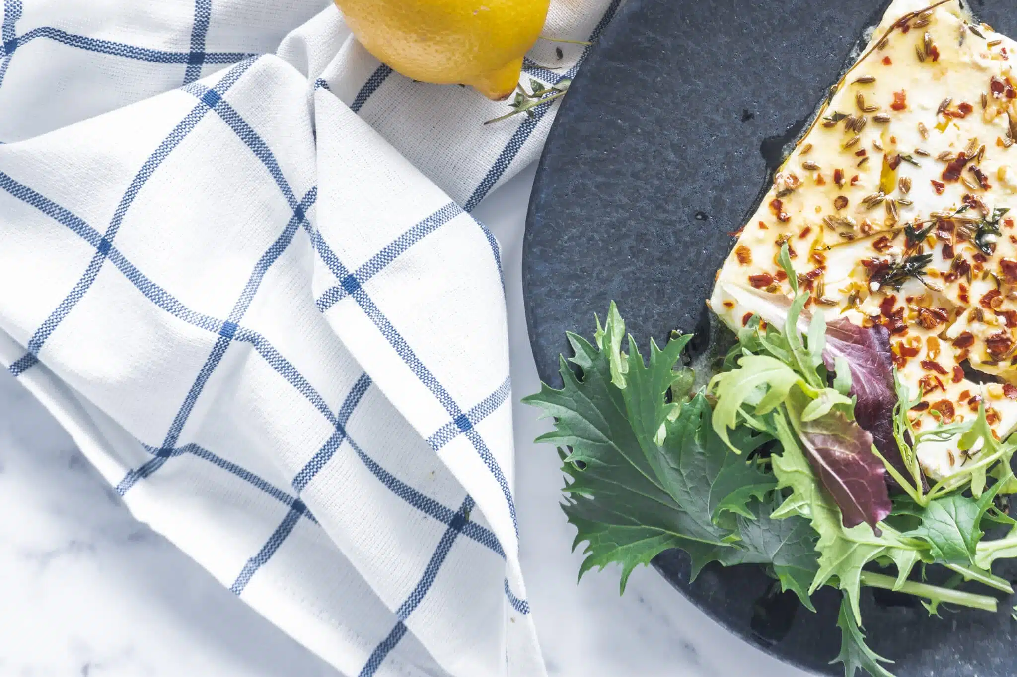 Baked Feta with Chilli and Thyme