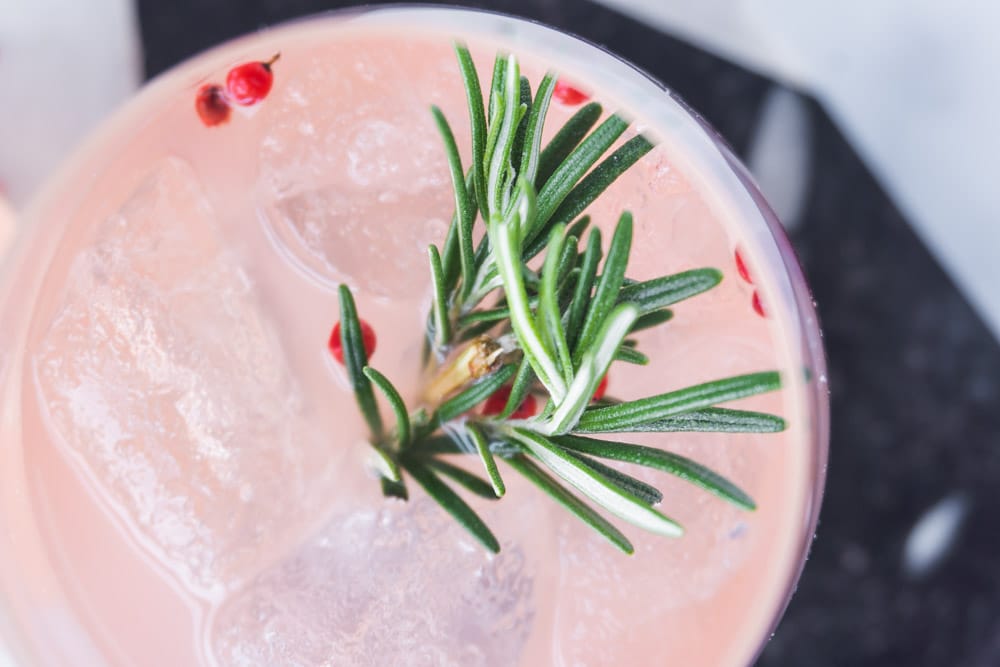 Grapefruit & Rosemary Gin Cocktail