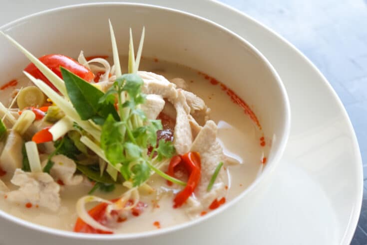 Thai Chicken and Coconut Soup (Tom Kha Gai) Recipe